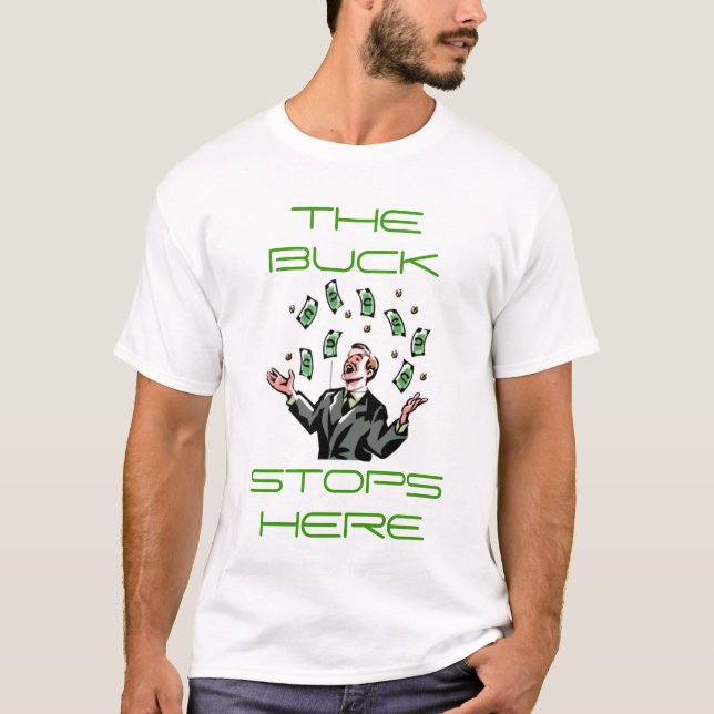 Le mâle arrête ici le T-shirt (Devant)