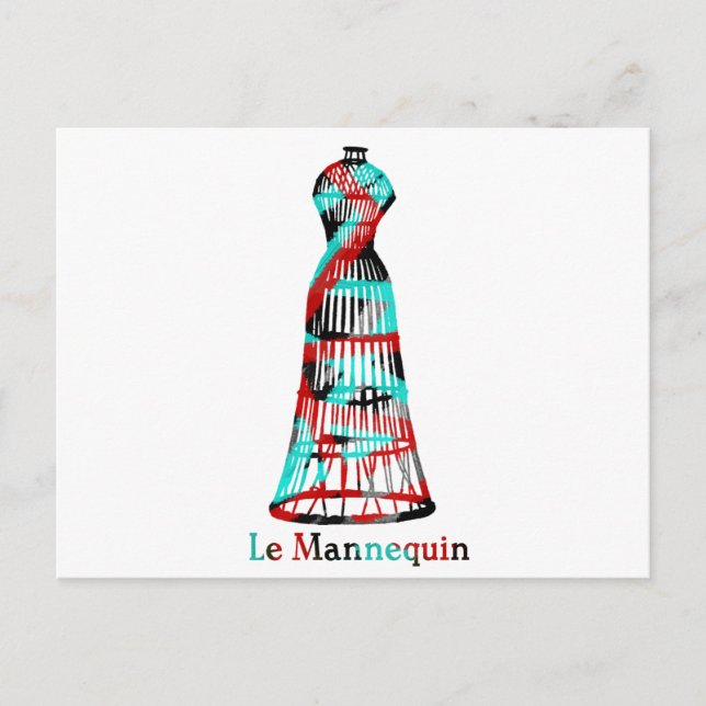 Le Mannequin Postcard (Front)