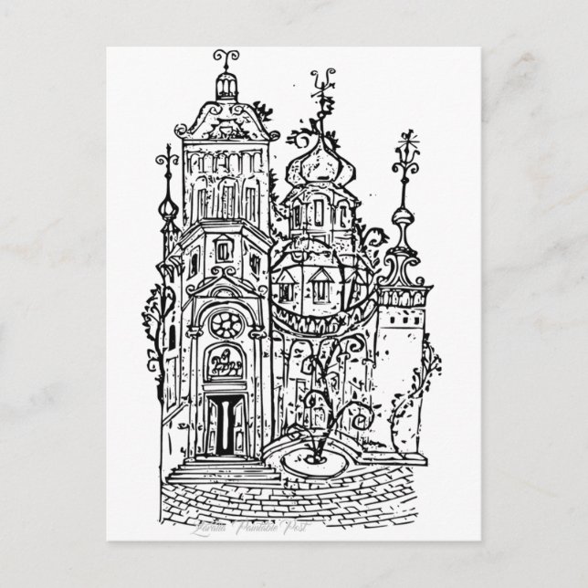 LE MANOIR | Cartes postales peignables© (Devant)