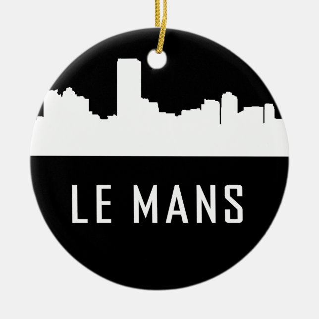 Le Mans Ceramic Ornament (Front)