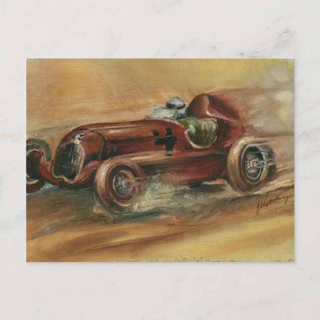 Le Mans Racecar by Ethan Harper Postcard (Front)