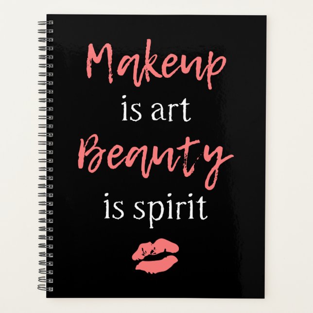 Le maquillage est l'art La beauté est l'esprit (Devant)