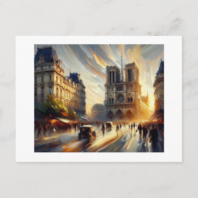 Le Marais Paris,  Postcard (Front)