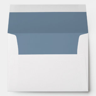 Le mariage A7 enveloppe (bleu poussiéreux)