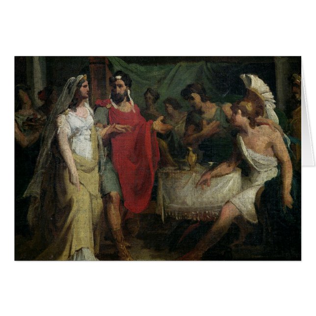 Le mariage d'Alexandre le grand et le Roxana (Devant horizontal)