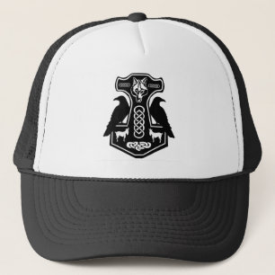 Le marteau du Thor païen avec le casquette de