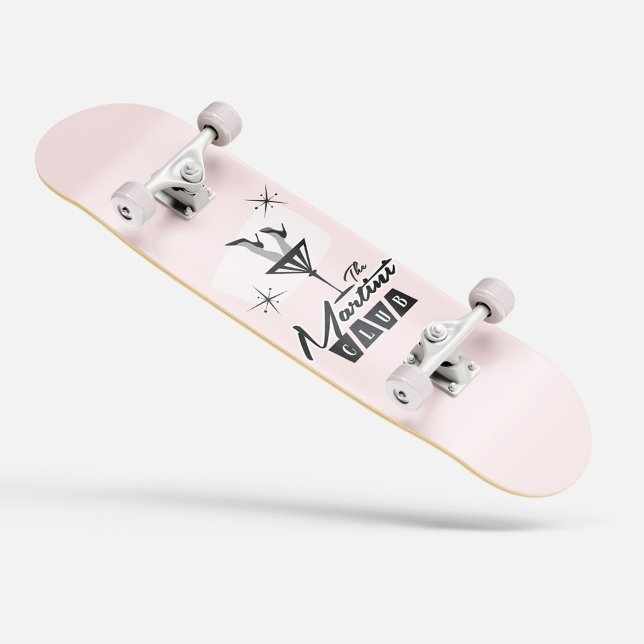 Le Martini Club Pink Skateboard (The Martini Club Pink Skateboard)