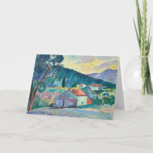 Le Mas à Saint-Tropez   Henri Manguin Card