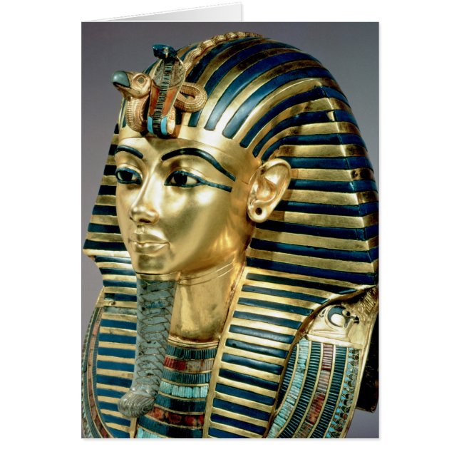 Le masque funéraire en or, du tombeau de Toutankha (Devant)