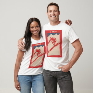 Le Massif de Charlevoix in Quebec, Canada - Ski T-Shirt