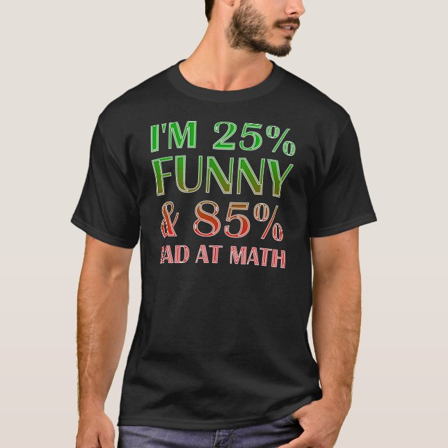 Le mauvais au T-shirt drôle de maths (Devant)