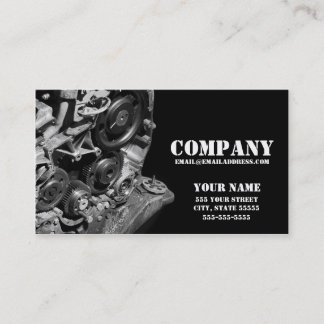 Le mécanicien embraye le carte de visite 3,5" x