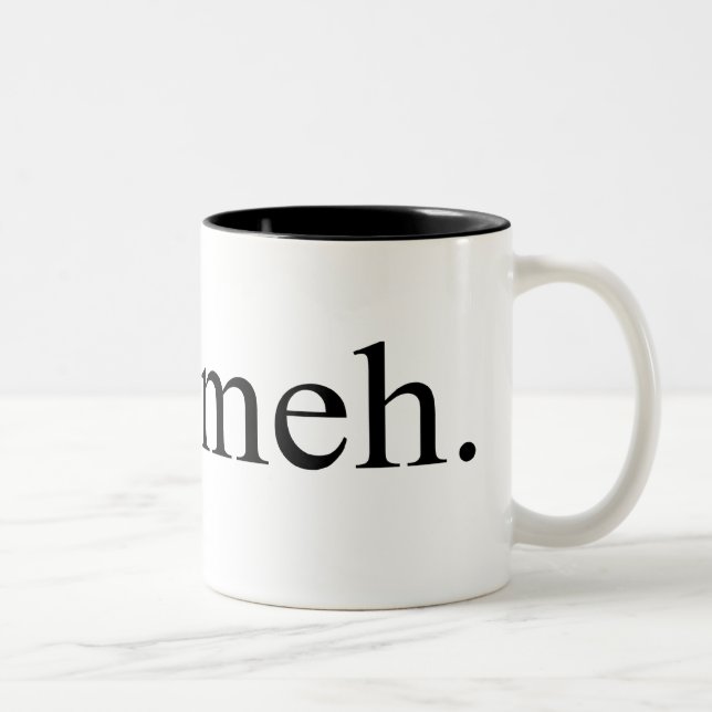 le meh $17,95 deux a modifié la tonalité la tasse (Droit)