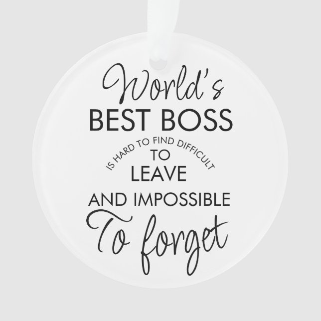LE MEILLEUR Cadeau Boss DU MONDE (devant)