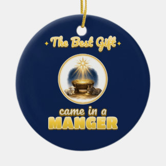 Le Meilleur Cadeau Est Arrivé Dans Un Ornement de