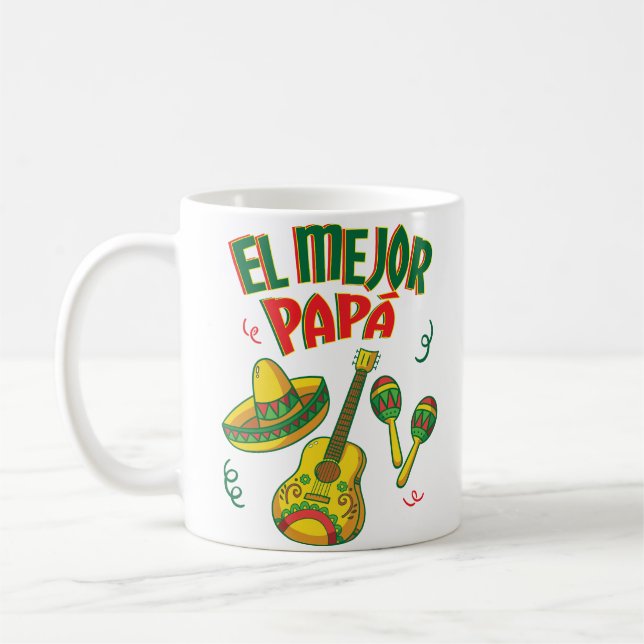 Le meilleur cadeau toujours espagnol de tasse de (Gauche)