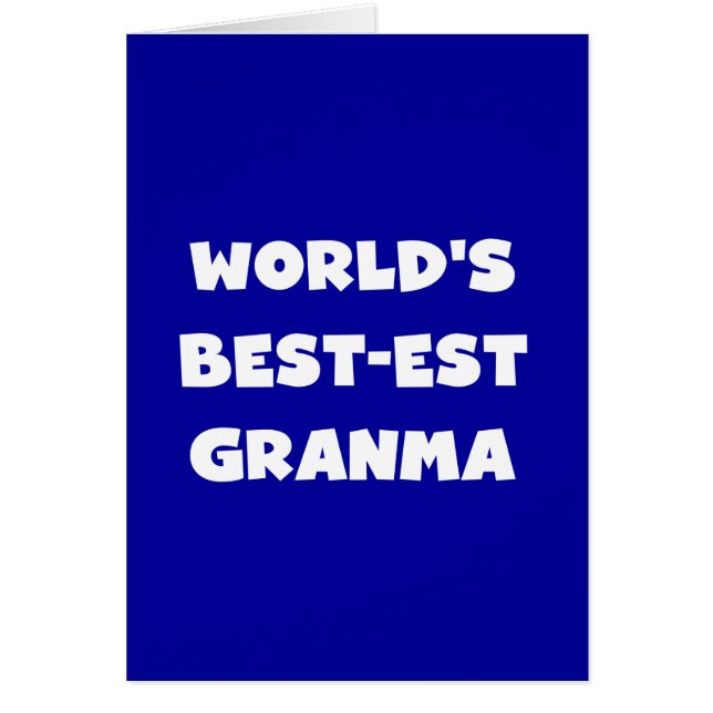 Le meilleur Granma noir et blanc du monde (Devant)