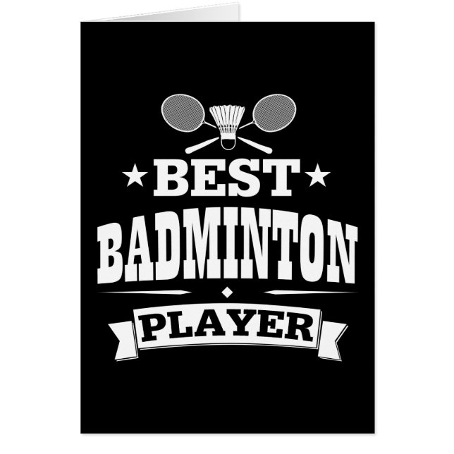 Le meilleur joueur de badminton (Devant)