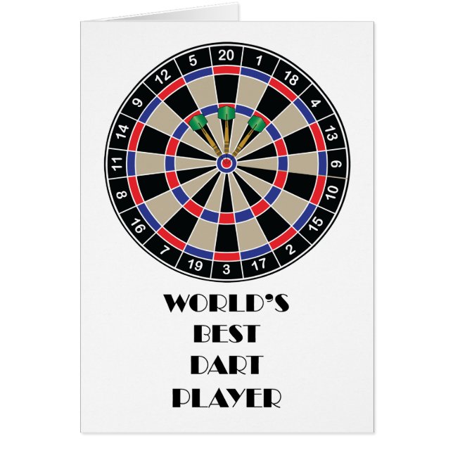 Le meilleur joueur de dards du monde (Devant)