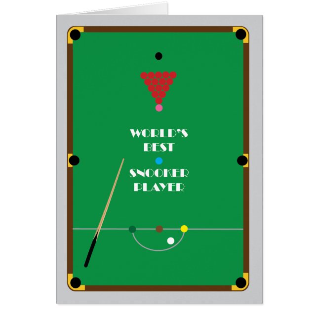 Le meilleur joueur du billard du monde (Devant)