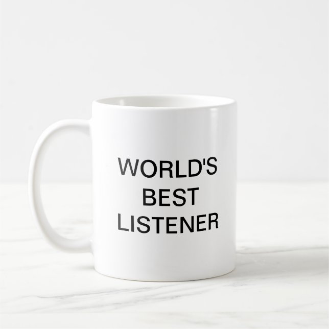 LE MEILLEUR MUG DE CAFÉ D'ÉCOUTE DU MONDE (Gauche)