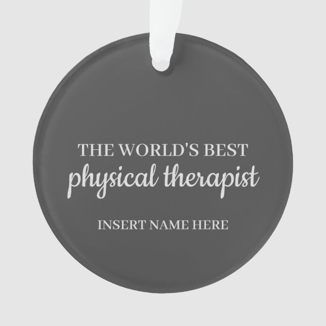 Le meilleur organisme de physiothérapie au monde (devant)
