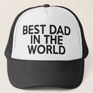 Le meilleur papa dans le casquette de camionneur