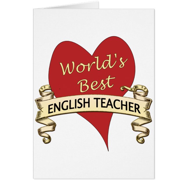Le meilleur professeur d'Anglais du monde (Devant)