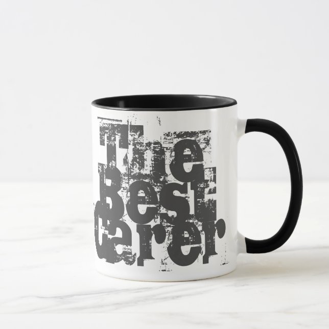 Le meilleur soin - Mug à café à deux tons (Droite)