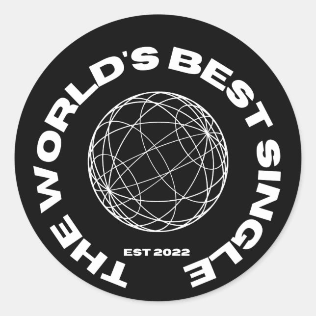 Le meilleur Sticker simple au monde (Devant)