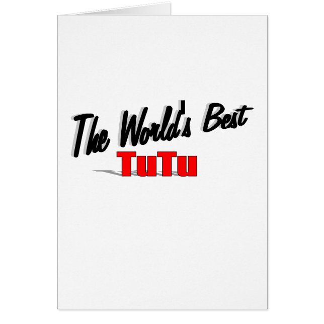 Le meilleur tutu du monde (Devant)