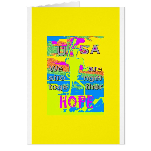 Le meilleur USA Hope Hillary forte ensemble (Devant)