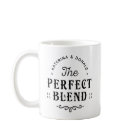 Le mélange parfait de Mariage cadeau café Mug