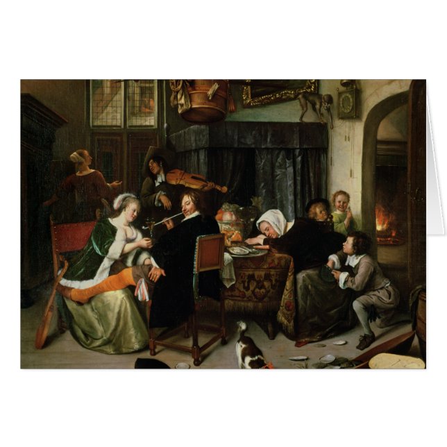 Le ménage dissolu, 1668 (Devant horizontal)