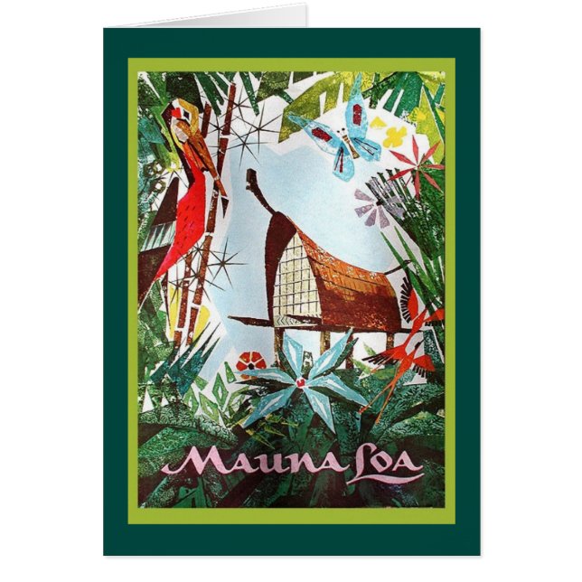 Le menu du salon Mauna Loa (Devant)