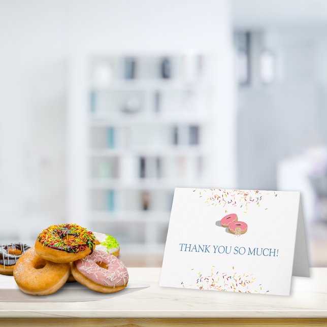 Le Merci de Baby shower est saupoudré de Donut (Créateur téléchargé)