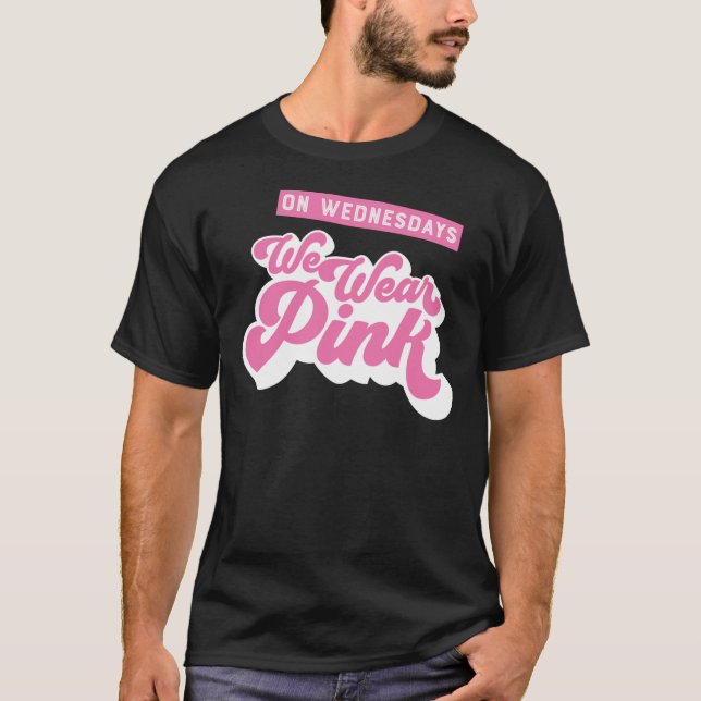 Le Mercredi, Nous Portons Un T-shirt Classique Ros (Devant)