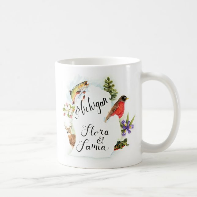 Le Michigan Flora et tasse de côté droit de faune (Droite)
