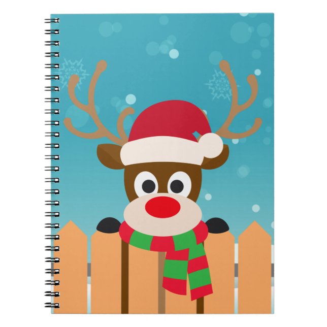 Le mignon Rudolph Le renne du nez rouge | CARNET (Devant)