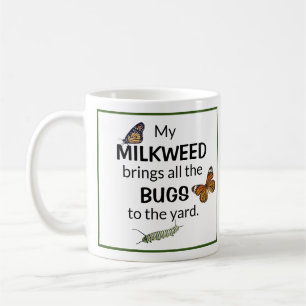 Le Milkweed apporte des insectes dans la tasse de