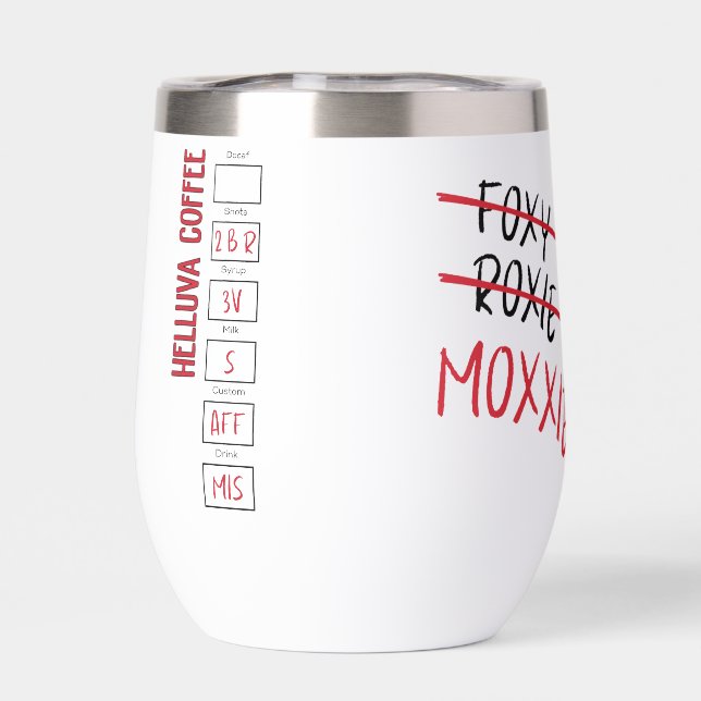 Le Misto de Mox - Vin Tumbler (Arrière)