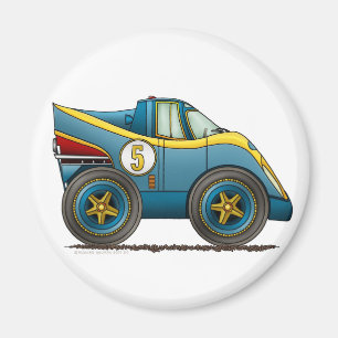 Le monde bleu fabrique le magnet de voiture de