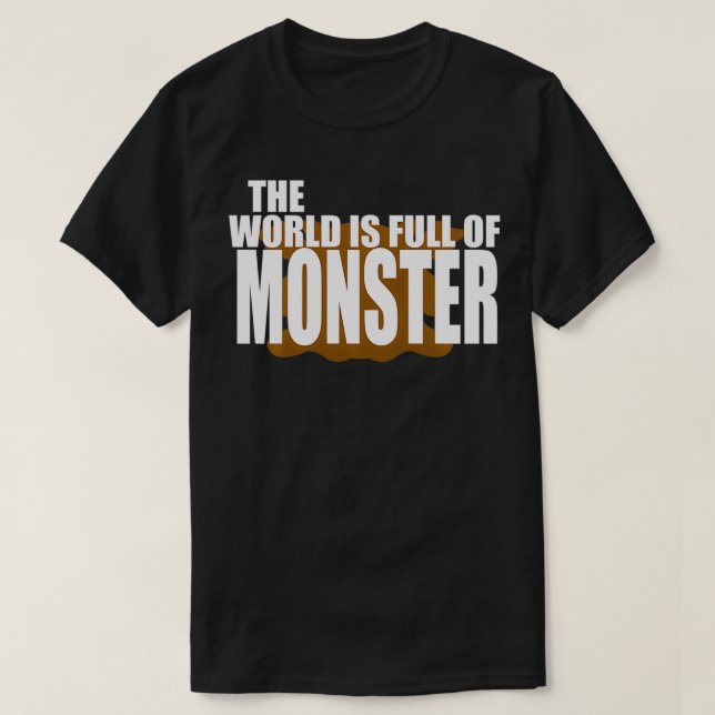 Le Monde Est Plein De Monster Pullover (Design devant)