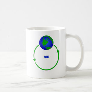 Le Monde Tourne Autour De Moi Tasse Drôle Humour