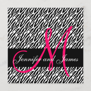 Le monogramme de faire-part de mariage appelle le