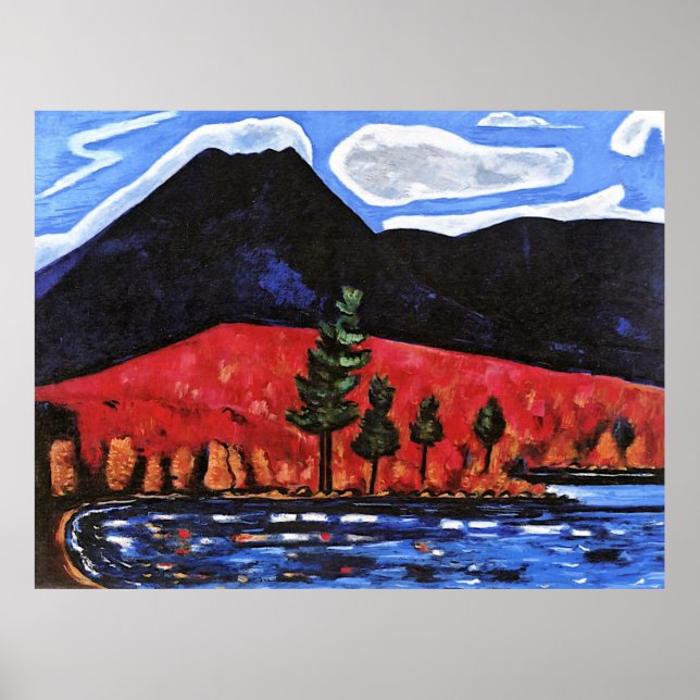 Le mont Katahdin, tableau coloré du Maine (Devant)