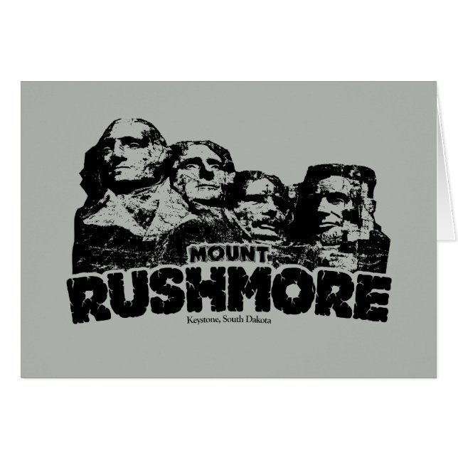 Le mont Rushmore (Devant Horizontal)