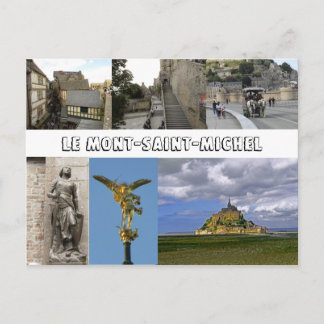 Le Mont Saint Michael France Postcard
