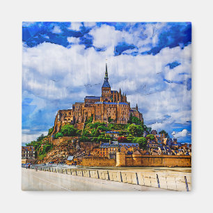 Le Mont Saint Michel, France Magnet
