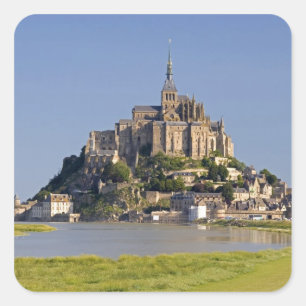 Le Mont Saint Michel in the region of Square Sticker